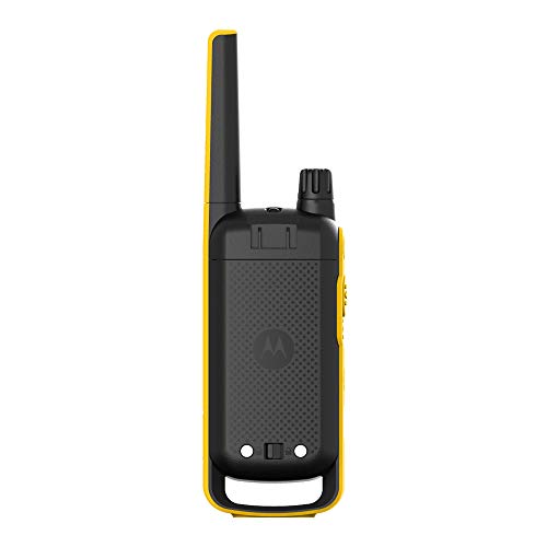 Two-Way Radio Set with 22 Channels, Weatherproof, 35-Mile Range – Black & Yellow, 2 Pack