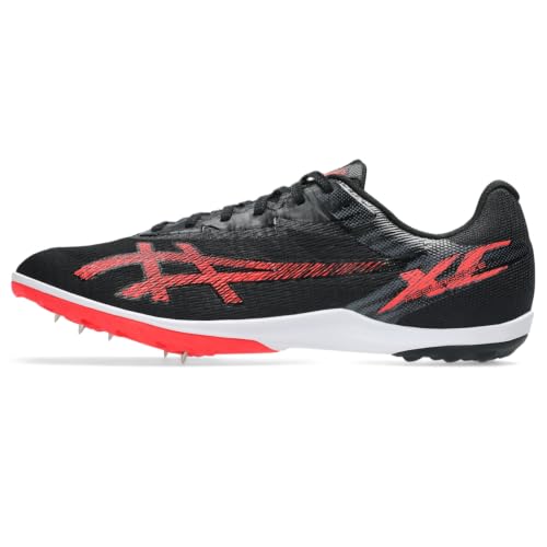 ASICS Unisex Resurgence XC Track & Field Shoes 7.5 Women / 6 Men Black Red