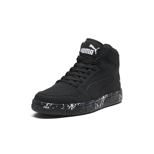 Men's Rebound Layup Mountain Shoes - Puma Black & White, Size 9