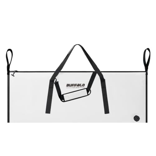 White Buffalo Gear Insulated Fish Cooler Bag 48x18 Inches Keep Ice Cold Over 48 Hours