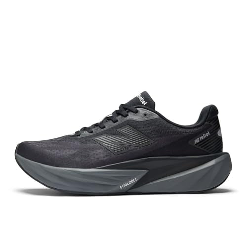 Men's New Balance FuelCell Rebel V5 Running Shoes - 9.5 Black Castlerock Silver