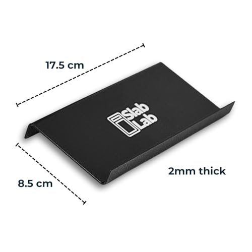 24 Modular Card Risers for Display Cases - Black Acrylic for Trading Cards