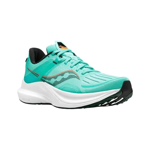 Men's Tempus Sneakers - Coolmint/Zest Size 7.5 - Saucony Running Shoes