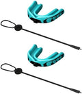 Velocity Champion Junior Mouthguard - 2 Pack in Black & Carolina Blue | Perfect for Ages 5-10 - Ideal for Sports