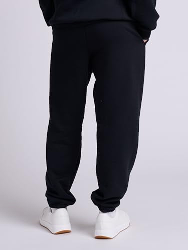 Russell Athletic Men's Dri Power Fleece Sweatpants with Pockets - Relaxed Fit, Elastic Bottom, Medium, 1 Pack - Black
