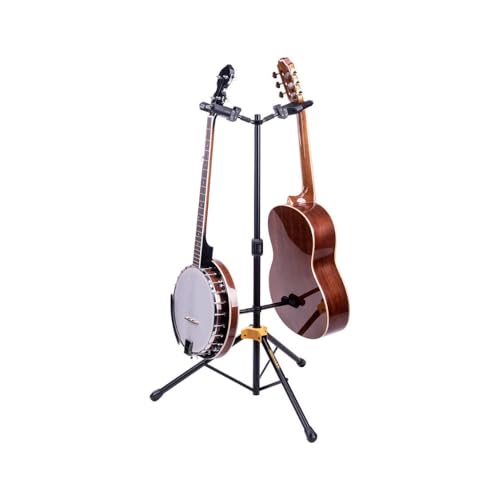 Hercules GS422B PLUS Dual Guitar Stand with Auto Grip System & Foldable Yoke - Stand