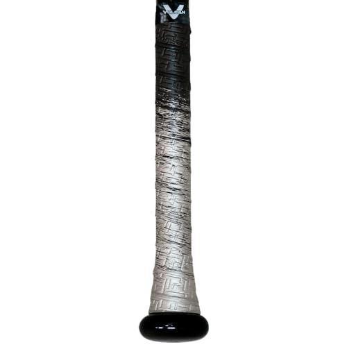 Vulcan Bat Grip 0.50mm - Maze Pattern, Silver Surge - Fits Wood/Alloy/Composite Bats