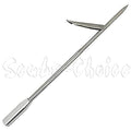 12-Inch Stainless Steel Pole Spear Tip with Single Barb for Spearfishing