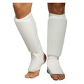 Martial Arts Shin & Instep Guard for Sparring Child Large White