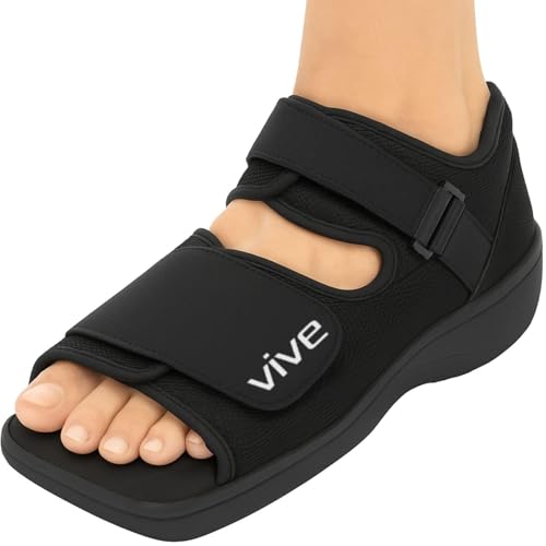 Vive Post Op Shoe - Lightweight Medical Walking Boot with Adjustable Straps - Large