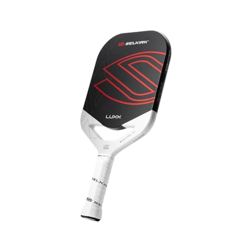 Pickleball Paddle Carbon Fiber LUXX Control Invikta Shape - Black