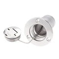 Boat Deck Fuel Filler 1.5 Inch Stainless Steel Marine Gas Cap with Keyless Lock