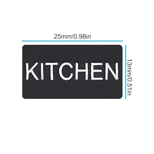 Marine Switch Label Stickers Vinyl 96 Pack for Boat Panel, 1.3x2.5cm