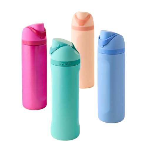 Owala FreeSip 24oz Stainless Steel Water Bottle - 90s Kid Edition, Vacuum Insulated, Leakproof