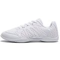 White Cheer Shoes for Women Girls Youth Cheerleading Sneakers - Size 10 - Breathable & Comfortable Athletic Flats