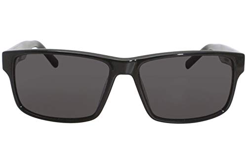 Ferragamo SF960S Unisex Black Sunglasses 58mm | Full Rim Rectangular Design