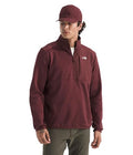 The North Face Men's Lightweight Fleece 1/4 Zip Jacket - Medium Sumac