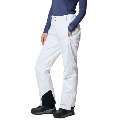 Columbia Bugaboo II Snow Pants - Large White Waterproof Insulated Women's Ski Trousers