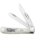 Case Pocket Knife with Bone Handle and Artwork, 4 1/8 Inches Closed