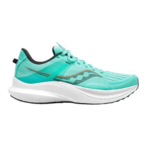 Men's Tempus Sneakers - Coolmint/Zest Size 7.5 - Saucony Running Shoes