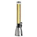 Oggi Beer Tower 88oz Stainless Steel Beverage Dispenser with Ice Tube & Spigot