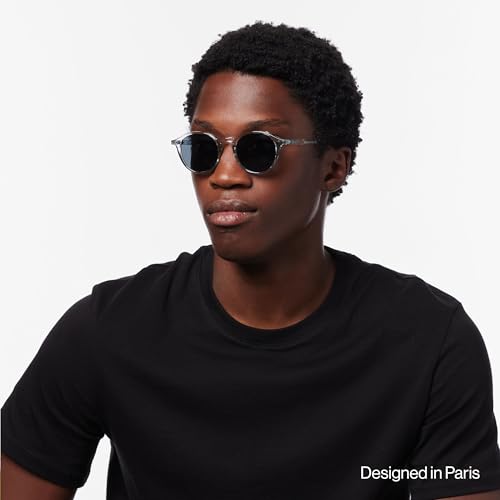 Round Pantos Sunglasses for Men & Women - Frozen Blue