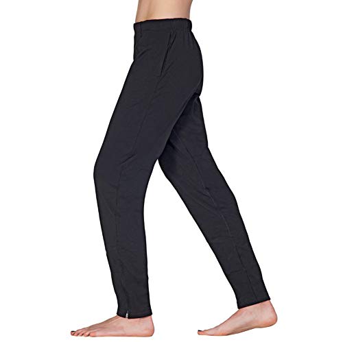 SportHill Women's Voyage Medium Weight Running Pants Black Large Petite