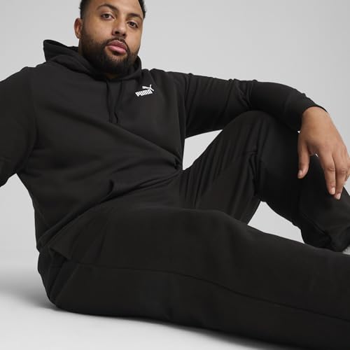 PUMA Mens Essentials Logo Sweatpants - Casual Black, Medium