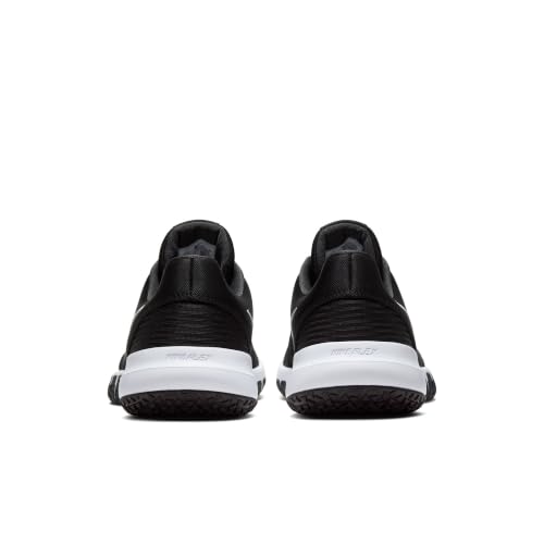Nike Flex Control 4 Men's Athletic Workout Shoes - Black/White, Grey, Size 12