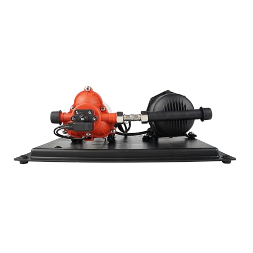 SEAFLO 33 Series Water Pump with Accumulator Tank - 115V, 3.3 GPM, 45 PSI, 0.2-Gallon for Marine RV Off-Grid Home