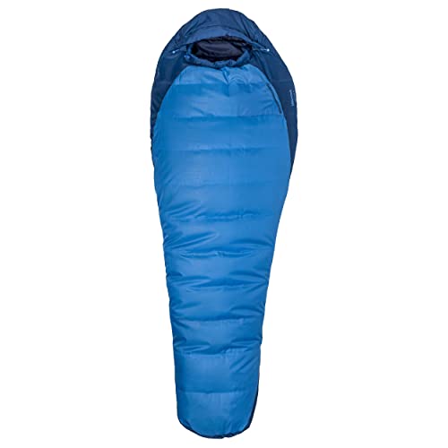 Marmot Trestles 15 Sleeping Bag - Cobalt Blue/Blue Night, Men's, Regular, Left Zip