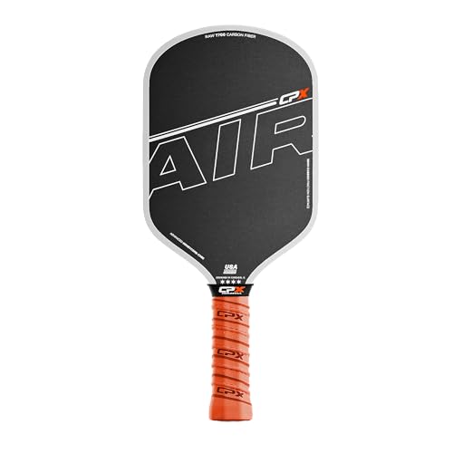 CPX Pro Carbon Fiber Pickleball Paddle Black Air - Edgeless, Honeycomb Core, Tennis Grip