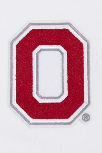Ohio State Buckeyes Womens Cropped Hoodie - College Classic Essentials - Medium White Black
