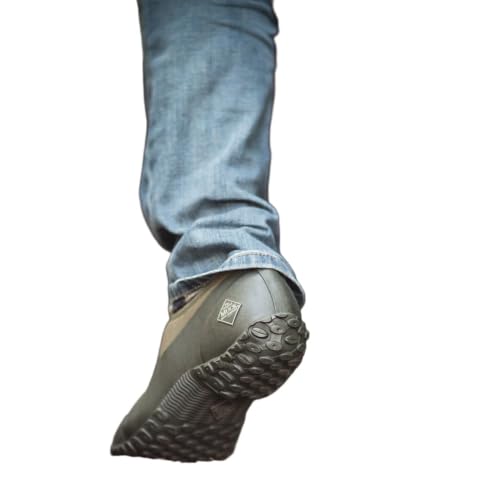 MUCK Men's Muckster Low Waterproof Rubber Garden Shoes, Green, Size 12