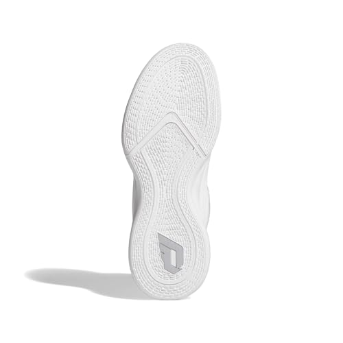 adidas Unisex Basketball Shoes Dame X 7.5 Women / 6.5 Men White Silver Metallic