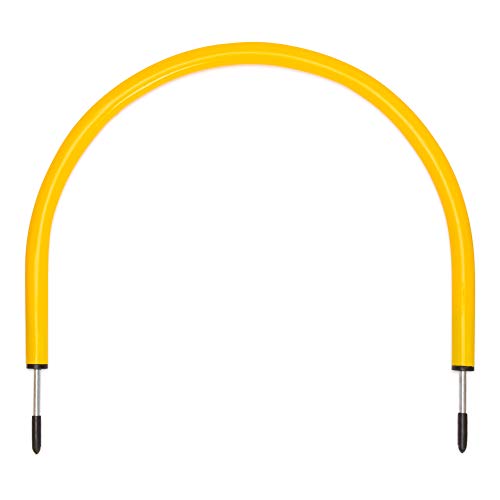 Soccer Passing Arc Set - 12 Durable Training Arcs with Stakes & Carry Bag for Accuracy & Skills
