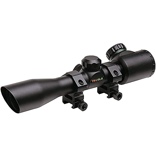Truglo 4x32mm Compact Scope with Illuminated BDC Reticle - Black