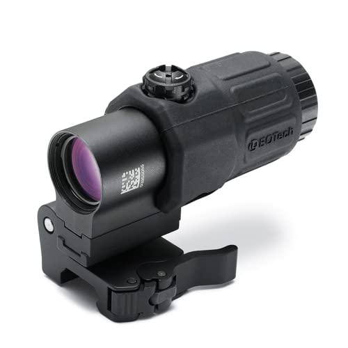 EOTECH G33.STS Magnifier with STS Mount, Black - Quick-Detach 3x/5x Optic