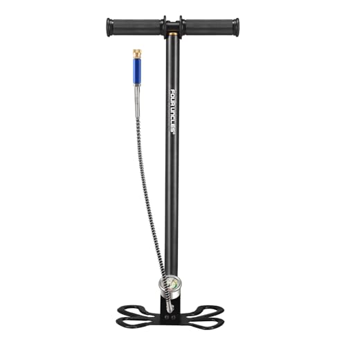 FOUR UNCLES 4500 PSI Hand Pump for PCP Air Systems with 8mm Quick Connect
