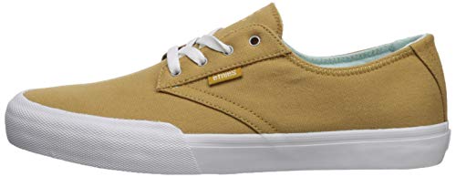 Etnies Men's Jameson Vulc LS Skate Shoe, TAN/White, 7 Medium US