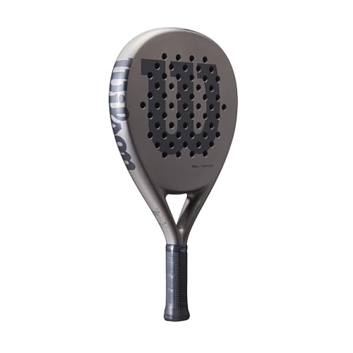 Wilson Carbon Force Team Padel Racket Grey/Navy - Power & Control