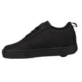 Heelys Pro 20 Shoes for Kids & Adults - Black, Big Kid Size 7, Canvas Skate Sneakers with Removable Wheels