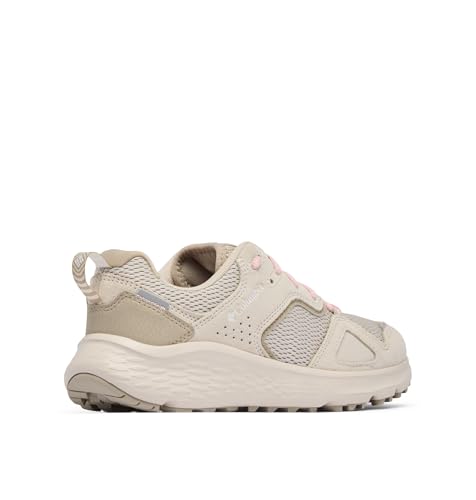 Columbia Women's Bethany Sneakers - Lightweight, Water-Resistant Trail & Casual Shoes, Size 7.5, Cloud Grey/Pink Haze