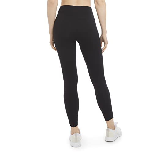 Energy Zone Women's High Waist Cotton Stretch Ankle Leggings - Deep Black 2X