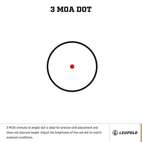 Leupold DeltaPoint Micro Pistol 3 MOA Low Profile Optic - Matte