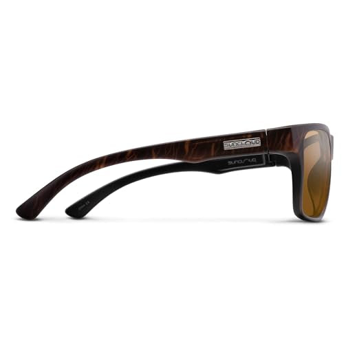 Suncloud Rambler Polarized Brown Sunglasses - UV Protection, Impact-Resistant, Lightweight