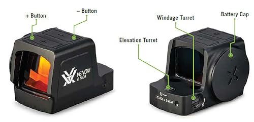 Vortex Venom 3 MOA Enclosed Micro Red Dot Sight for Rifles & Handguns