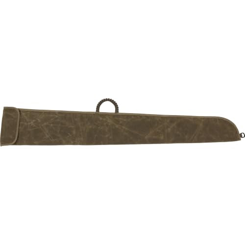 Olive Wax Canvas Gun Sleeve for Firearms Up to 50 Inches - Hunting Accessory