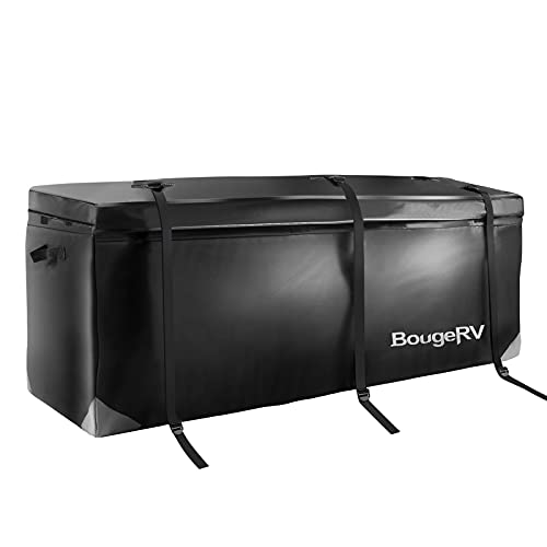 BougeRV Expandable Hitch Cargo Carrier Bag 12 Cu Ft Waterproof 48"L x 20"W x 22"H