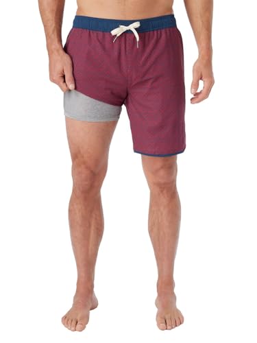 Fair Harbor Men's Swim Trunks with BreezeKnit™ Liner, 8-Inch Inseam, Anti-Chafe Performance Swimwear